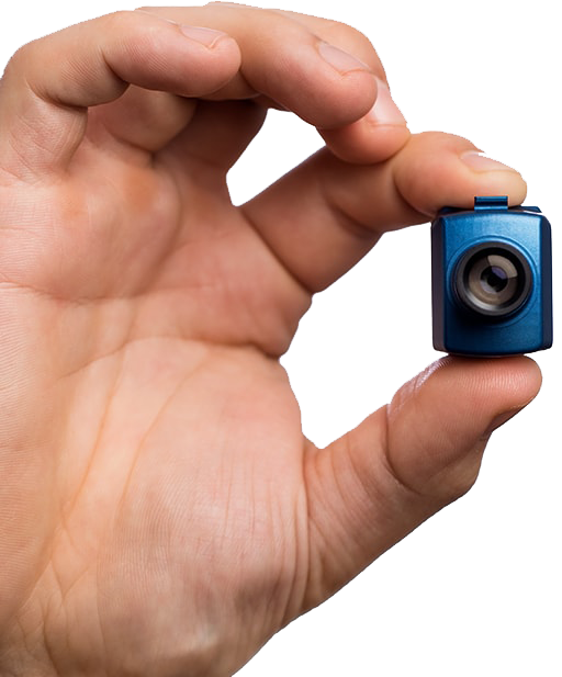 hand is holding a camera